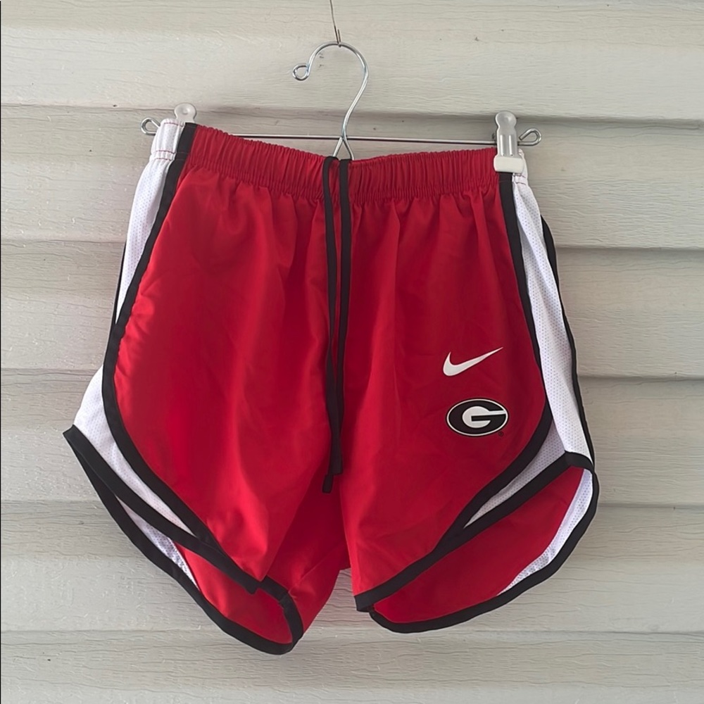 Red UGA Georgia Nike Running Shorts